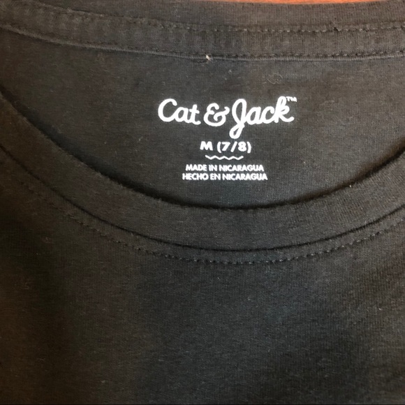 Cat & Jack black long sleeve tee - Picture 3 of 4